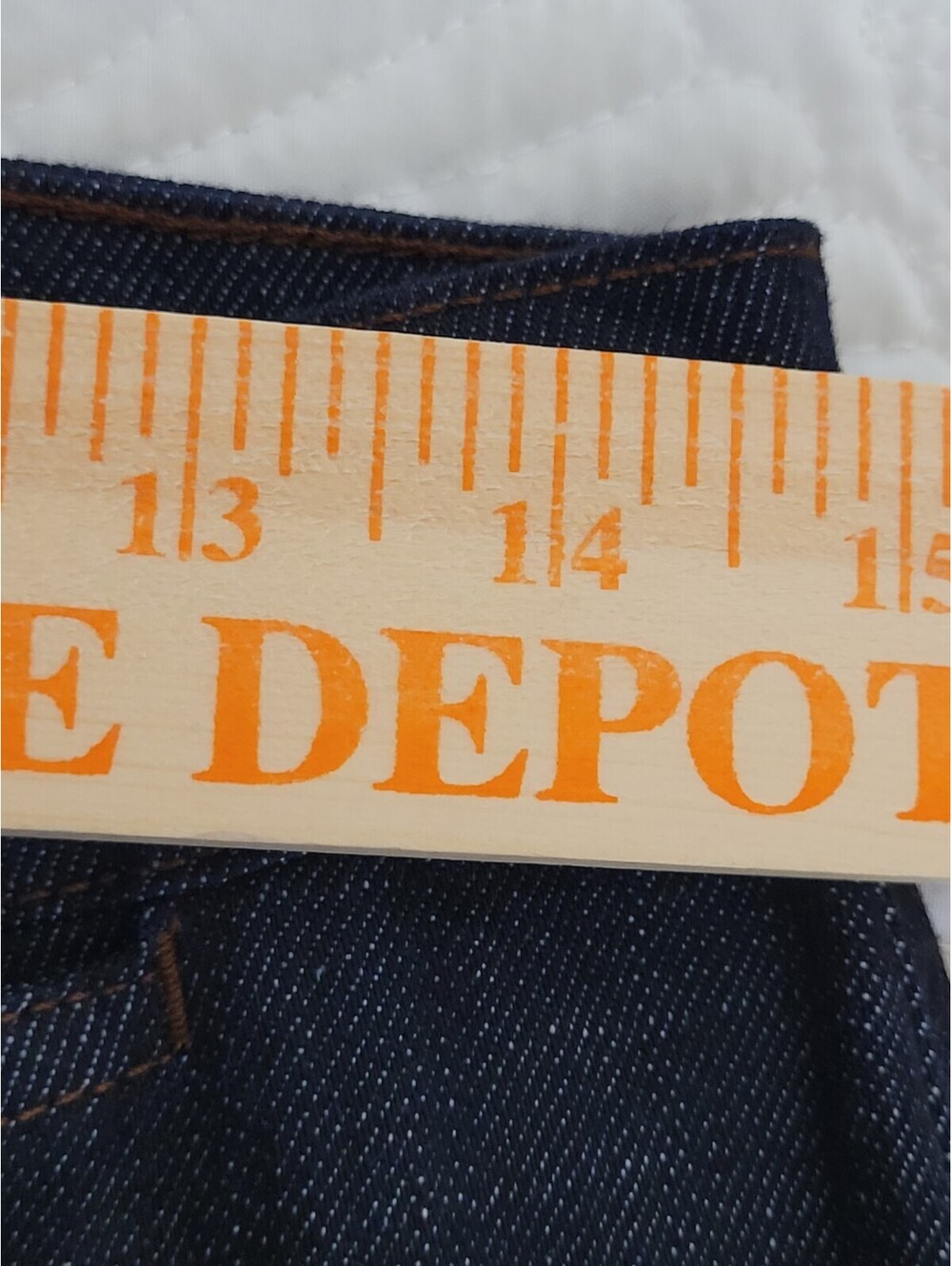 Eileen Fisher Organic Cotton Cropped Straight Leg Dress Jeans Sz Sm Dark Wash - Picture 7 of 9